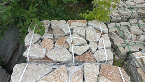 Гранитный плитняк галтованный для парковки купить в Кирове