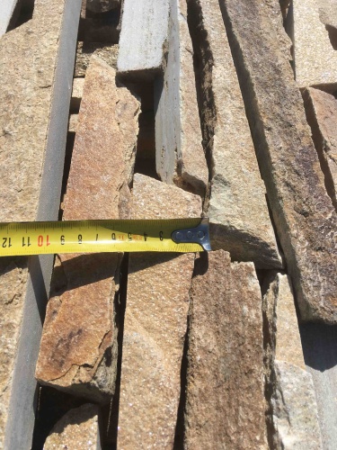 Горбушка златолит золотистый для облицовки купить в Кирове